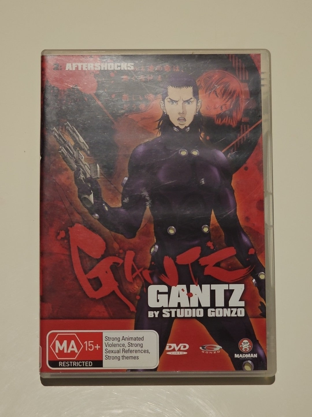 Gantz - Aftershocks : Vol 2 (DVD) Dvd case (Image 1) — Second-Hand