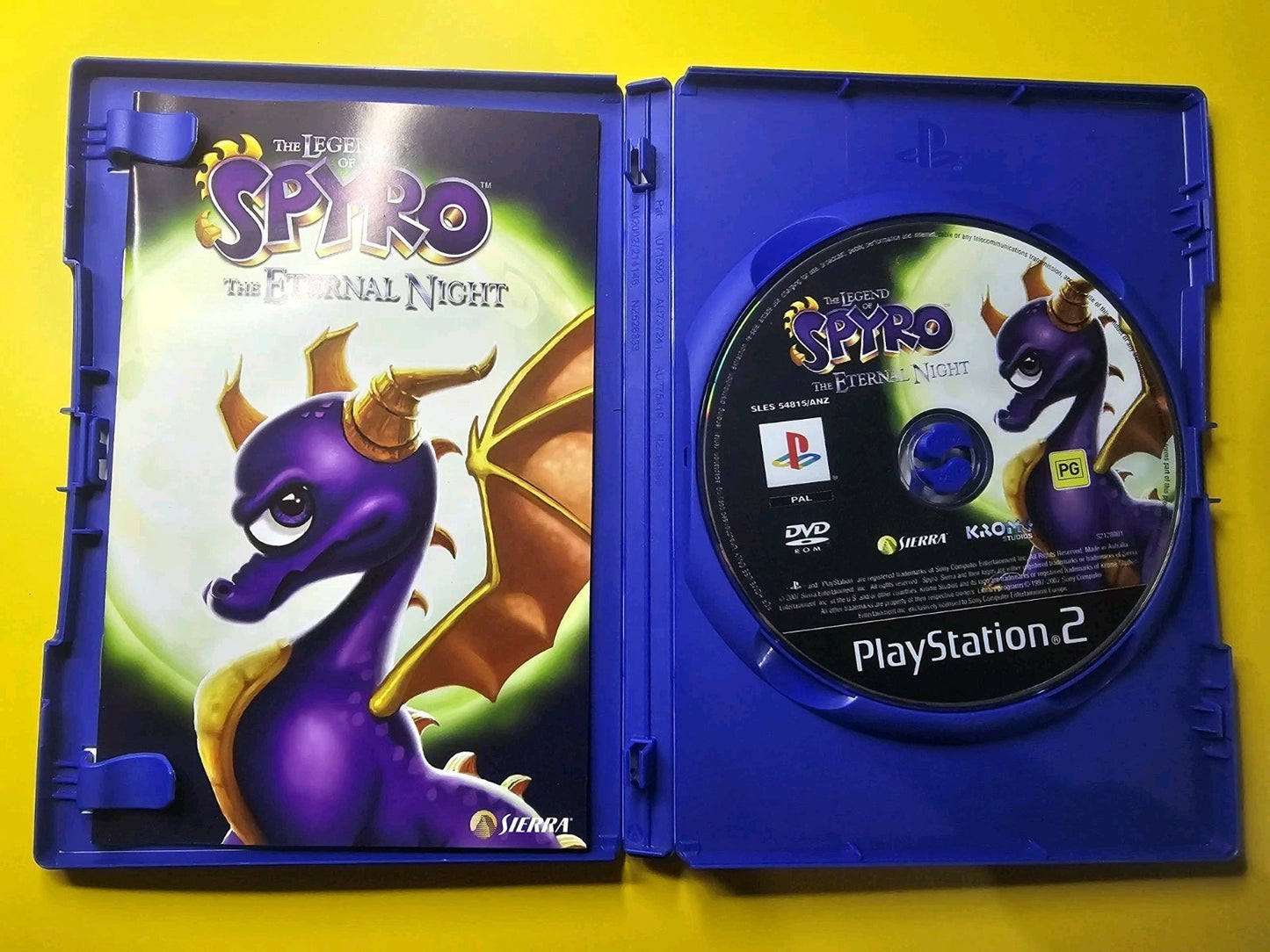 Spyro the Eternal Night PS2 Sony Playstation 2 PAL Tested with Manual cap/hat front (Image 1) — Second-Hand