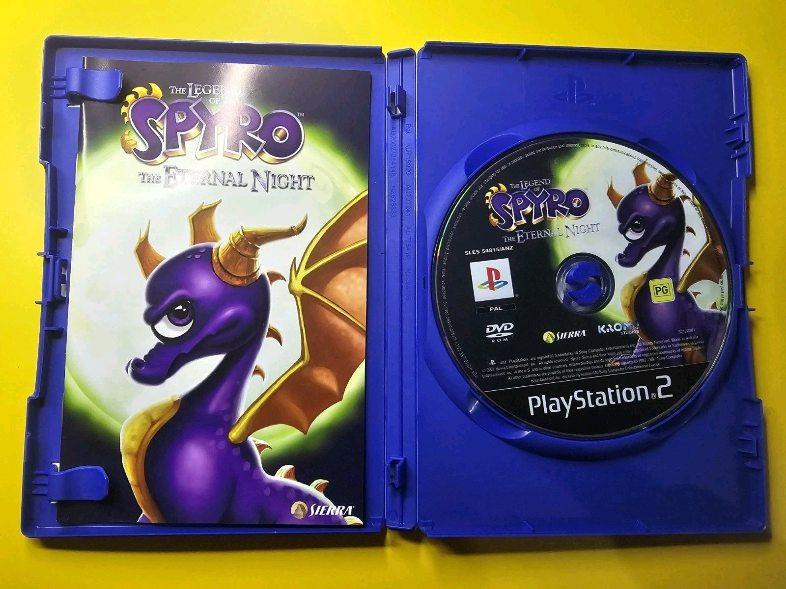 Spyro the Eternal Night PS2 Sony Playstation 2 PAL Tested with Manual cap/hat front (Image 1) — Second-Hand