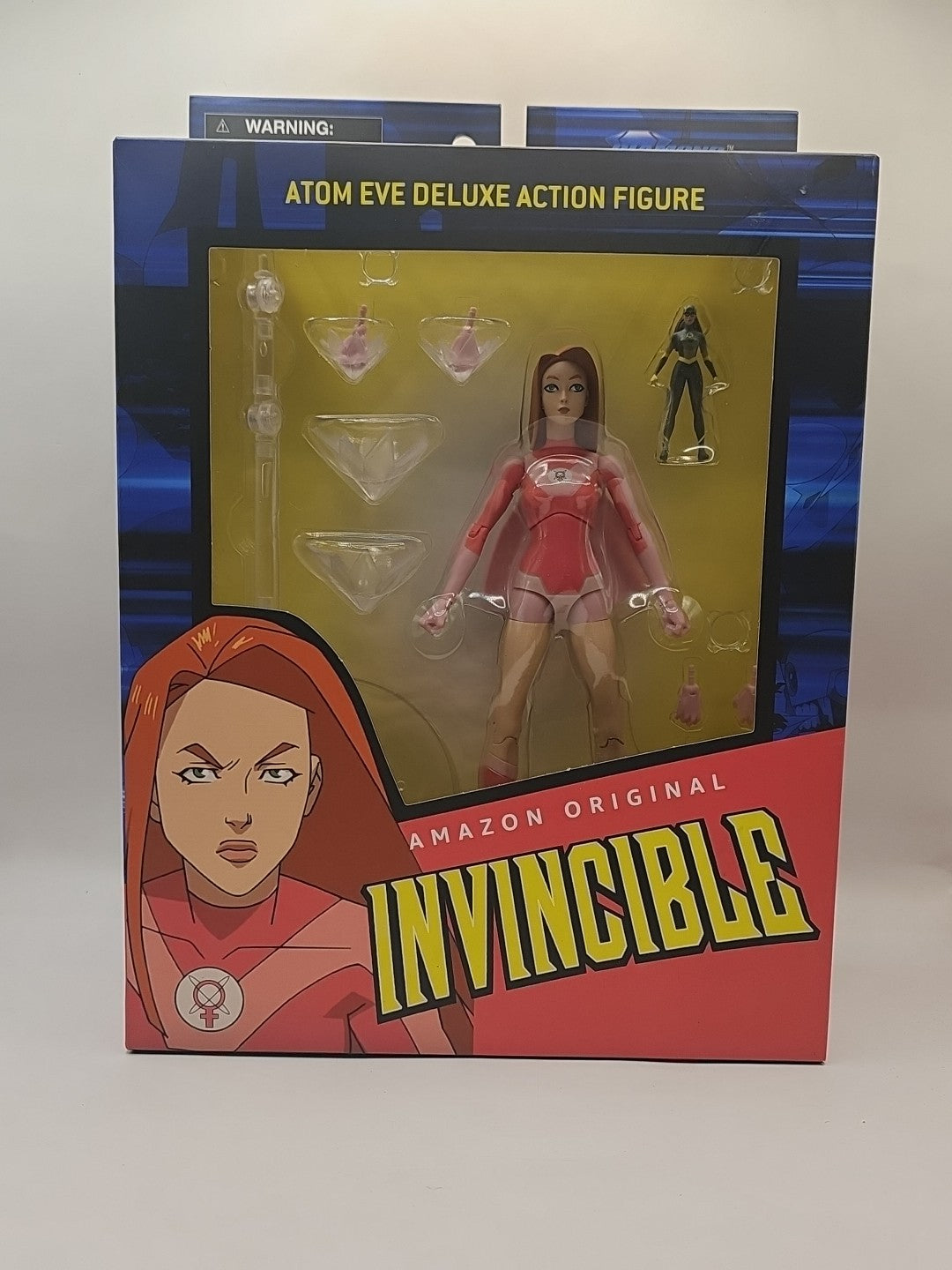 Invincible Select Series 2 Atom Eve 7 Inch Action Figure Diamond Amazon cap/hat front (Image 1) — Second-Hand