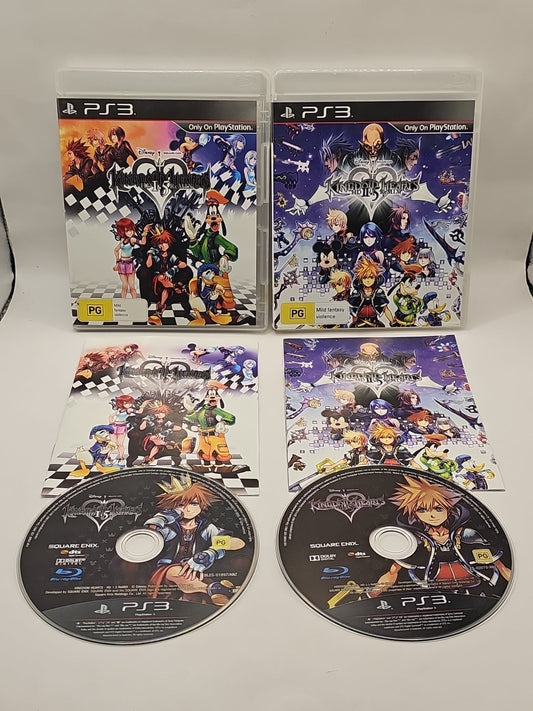 Kingdom Hearts 1.5 and 2.5 ReMix PS3 Game Bundle - Sony PlayStation 3 PS3 cover photo (Image 1) — Second-Hand