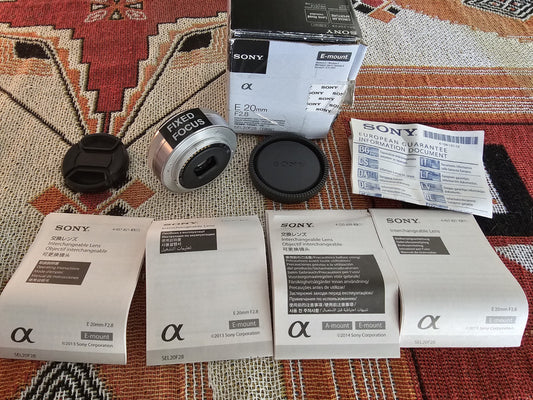 Sony XS-Pro Digital E-Mount 16mm E2.8/16 Lens Fixed Lens device front (Image 1) — Second-Hand