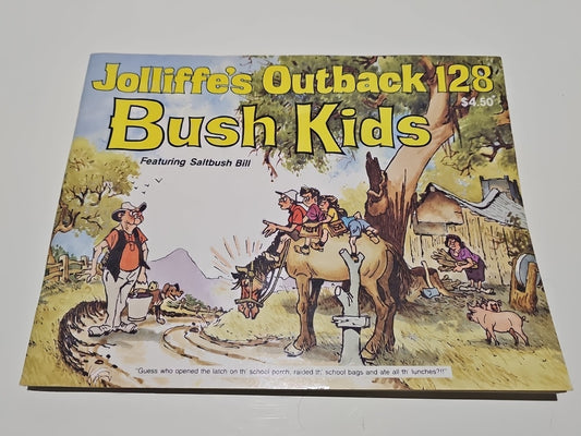 Jolliffe's Outback 128 Bush Kids Australian book cover (Image 1) — Second-Hand