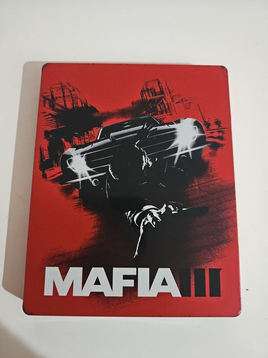 Mafia III Steelbook Edition - PS4 Game PAL Collector's Case - No Manual book cover (Image 1) — Second-Hand