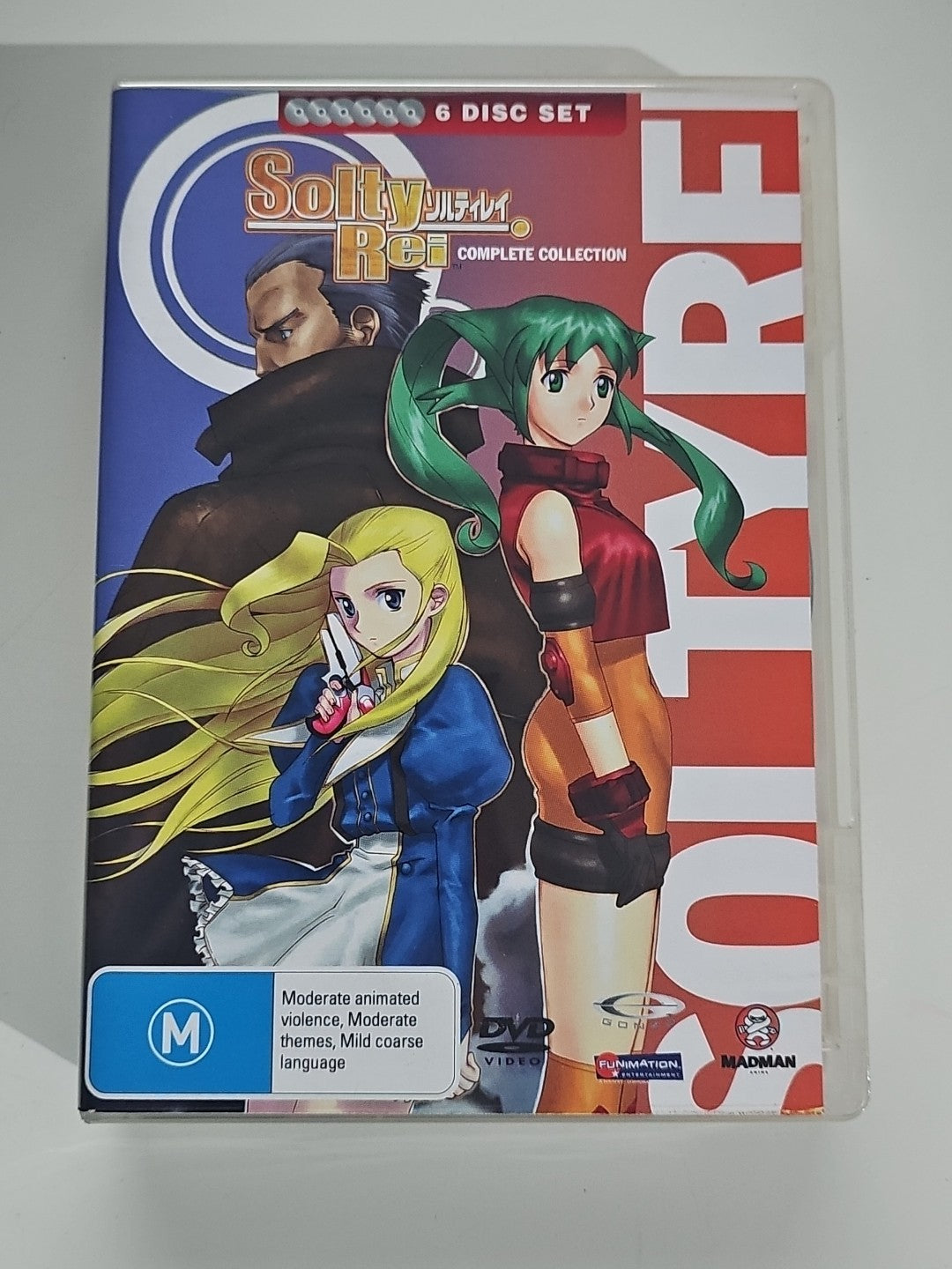 Solty Rei - Complete Collection DVD 6 Disc Set Volumes 1-6 Region 4 Dvd case (Image 1) — Second-Hand