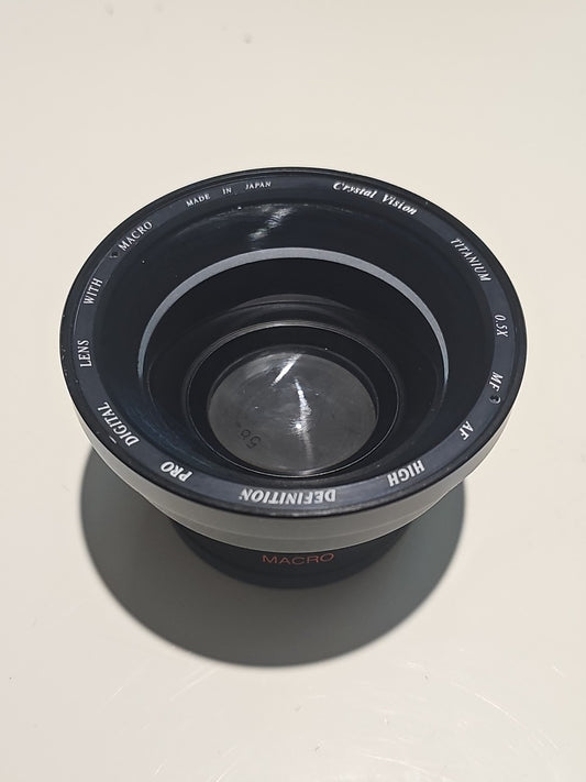 Crystal Vision 0.5X MF AF High Definition Digital Lens With Macro device front (Image 1) — Second-Hand