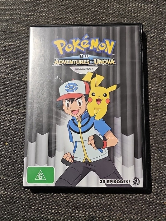 Pokemon Adventures In Unova Collection | Region 4 - Free Tracked Post Au Dvd case (Image 1) — Second-Hand