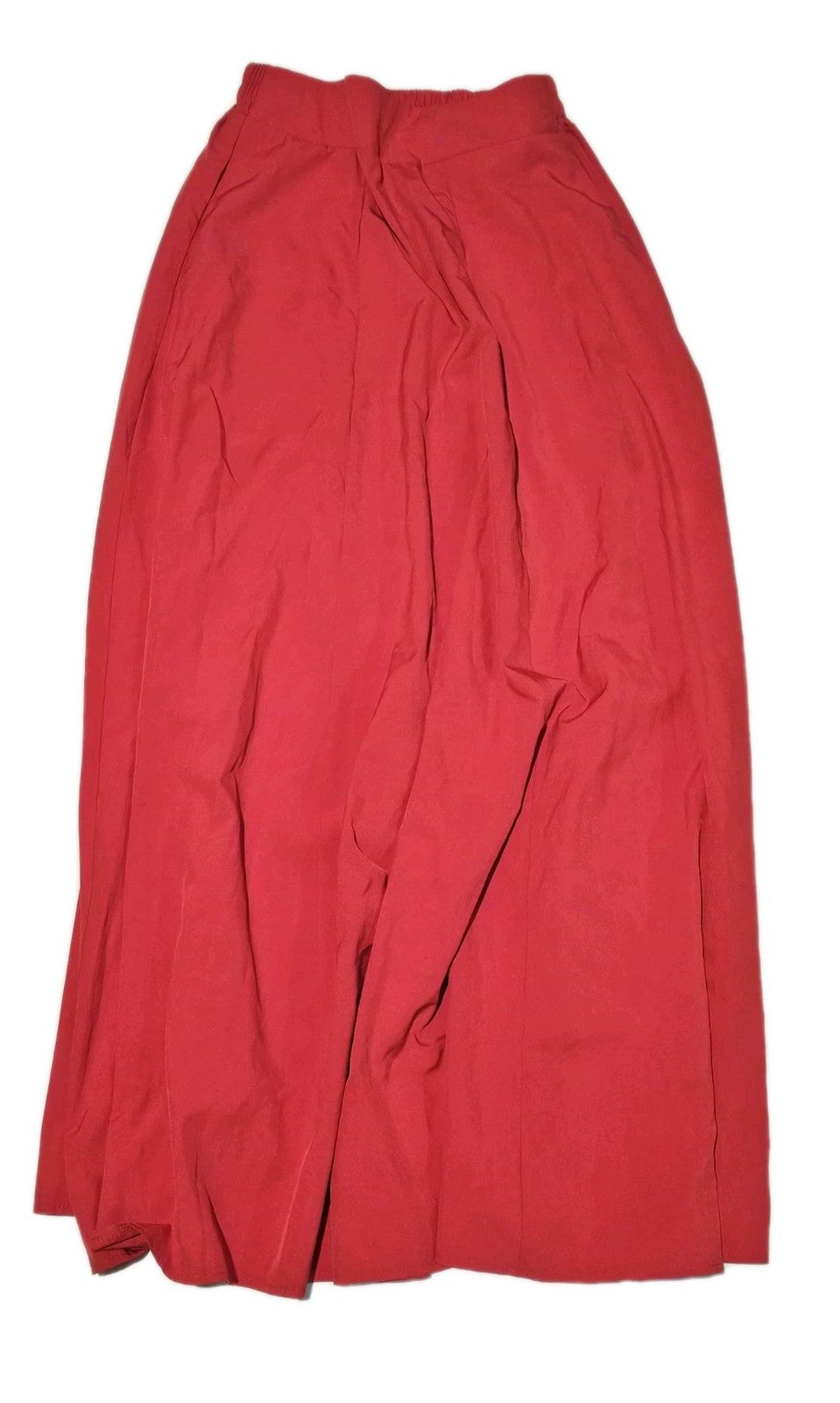 Zanzea Size S NWT Firebox Red Elastic Waist Full Length Skirt cap/hat front (Image 1) — Second-Hand