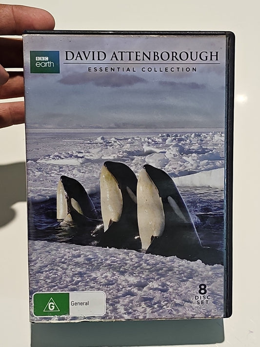 BBC Earth David Attenborough Essential Collection (DVD 8-Disc Set) | Region 4 Dvd case (Image 1) — Second-Hand
