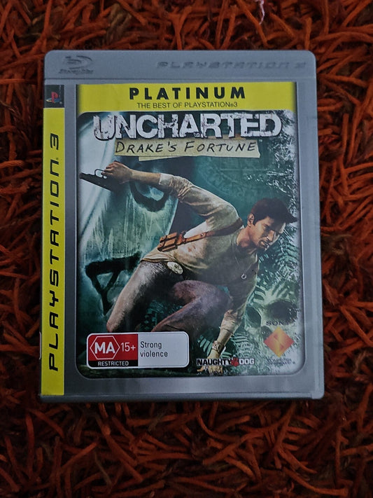 Uncharted: Drakes Fortune PS3 Complete | Good Condition PS3 cover photo (Image 1) — Second-Hand