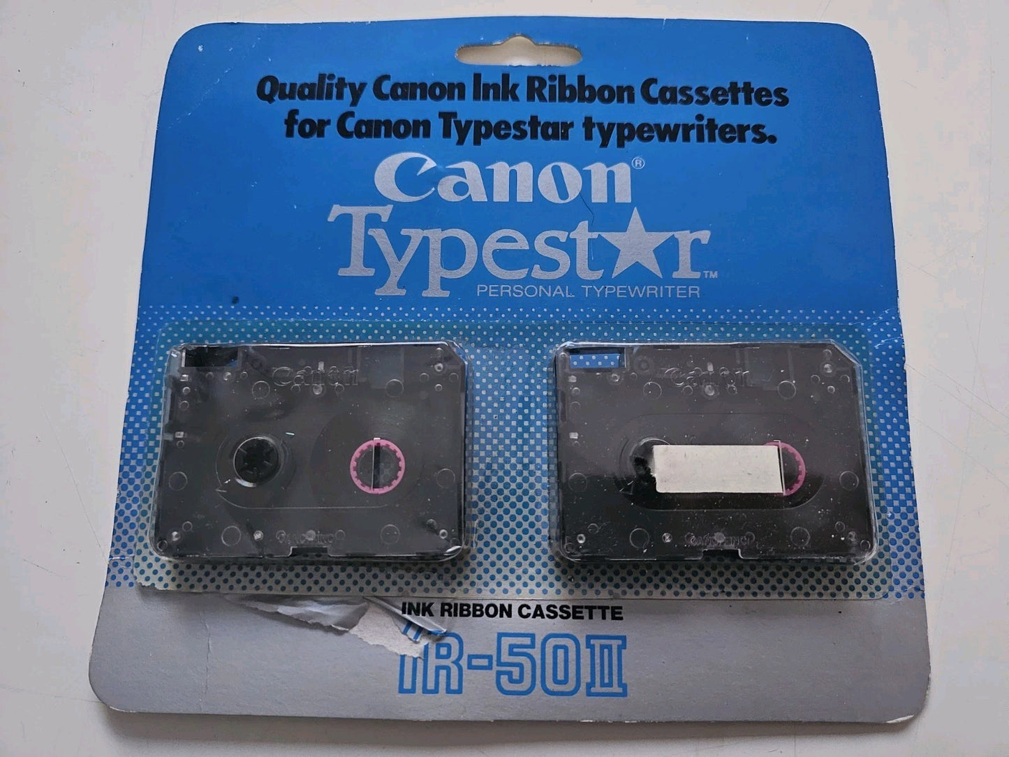 Canon IR-50 II Black Ink Ribbon 2 Cassettes In Box product photo (Image 1) — Preowned