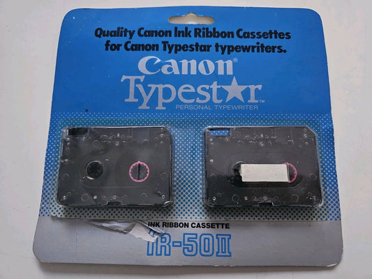 Canon IR-50 II Black Ink Ribbon 2 Cassettes In Box product photo (Image 1) — Preowned
