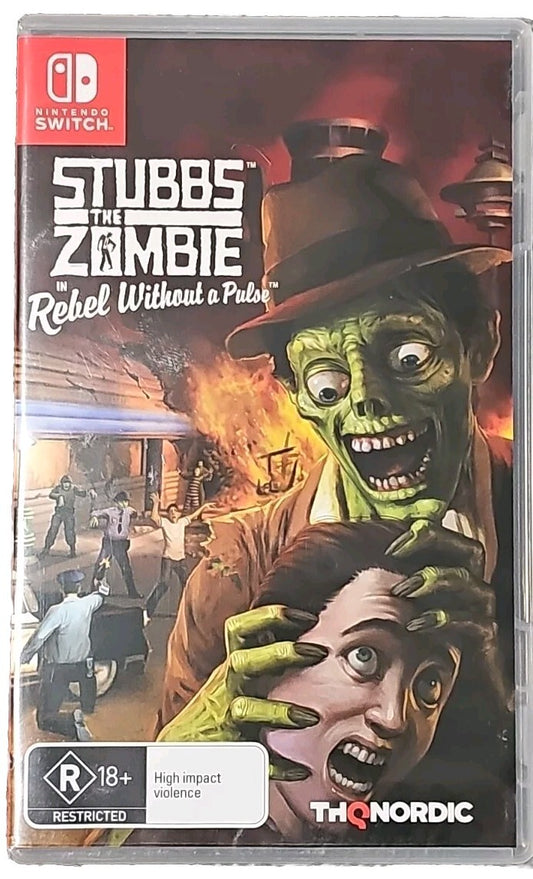 *NEW SEALED* Stubbs The Zombie: In Rebel Without a Pulse | Nintendo Switch cover photo (Image 1) — Brand New (Sealed or Like