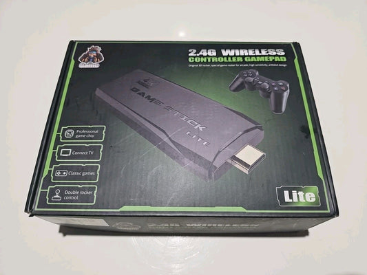 2.4G Wireless Controller Gamepad Lite - 4K Ultra HD Game Stick Lite NIB controller front (Image 1) — Second-Hand