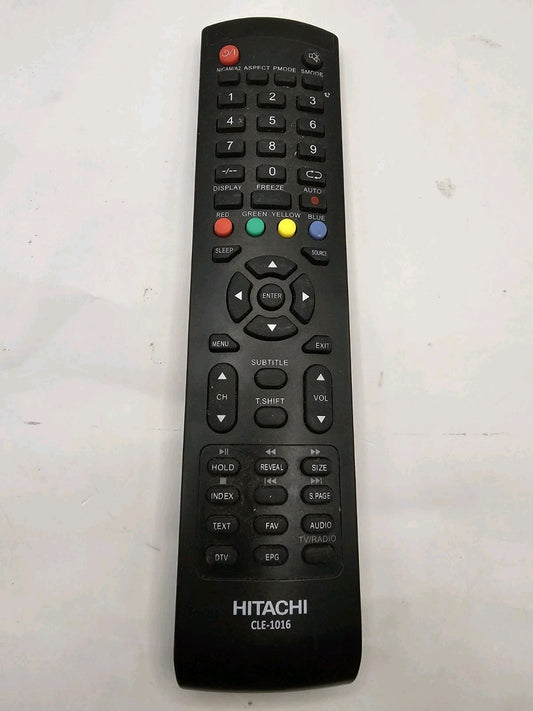 Replacement TV Remote Control for Hitachi CLE-1018C CLE-1022 CLE-1020 CLE-1016 controller front (Image 1) — Second-Hand