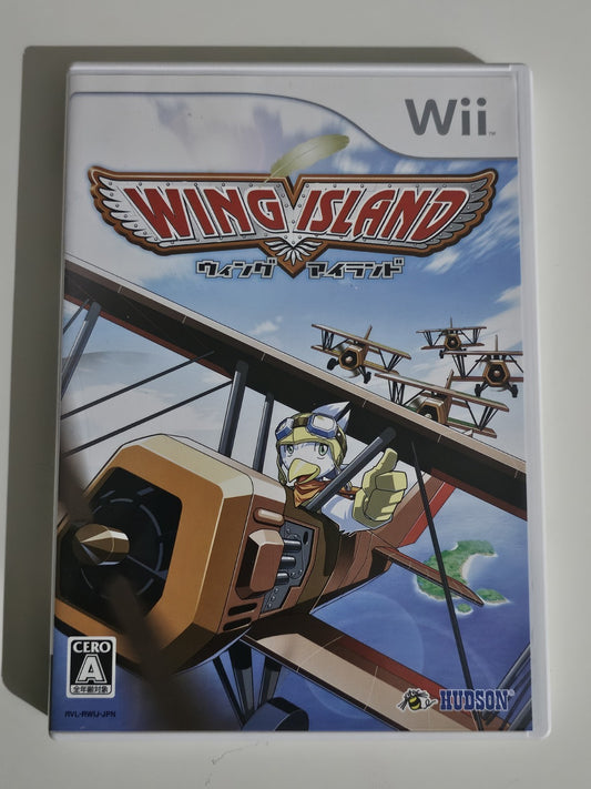 Wing Island Nintendo Wii Disc + Case + Manual (tested) WII cover photo (Image 1) — Second-Hand