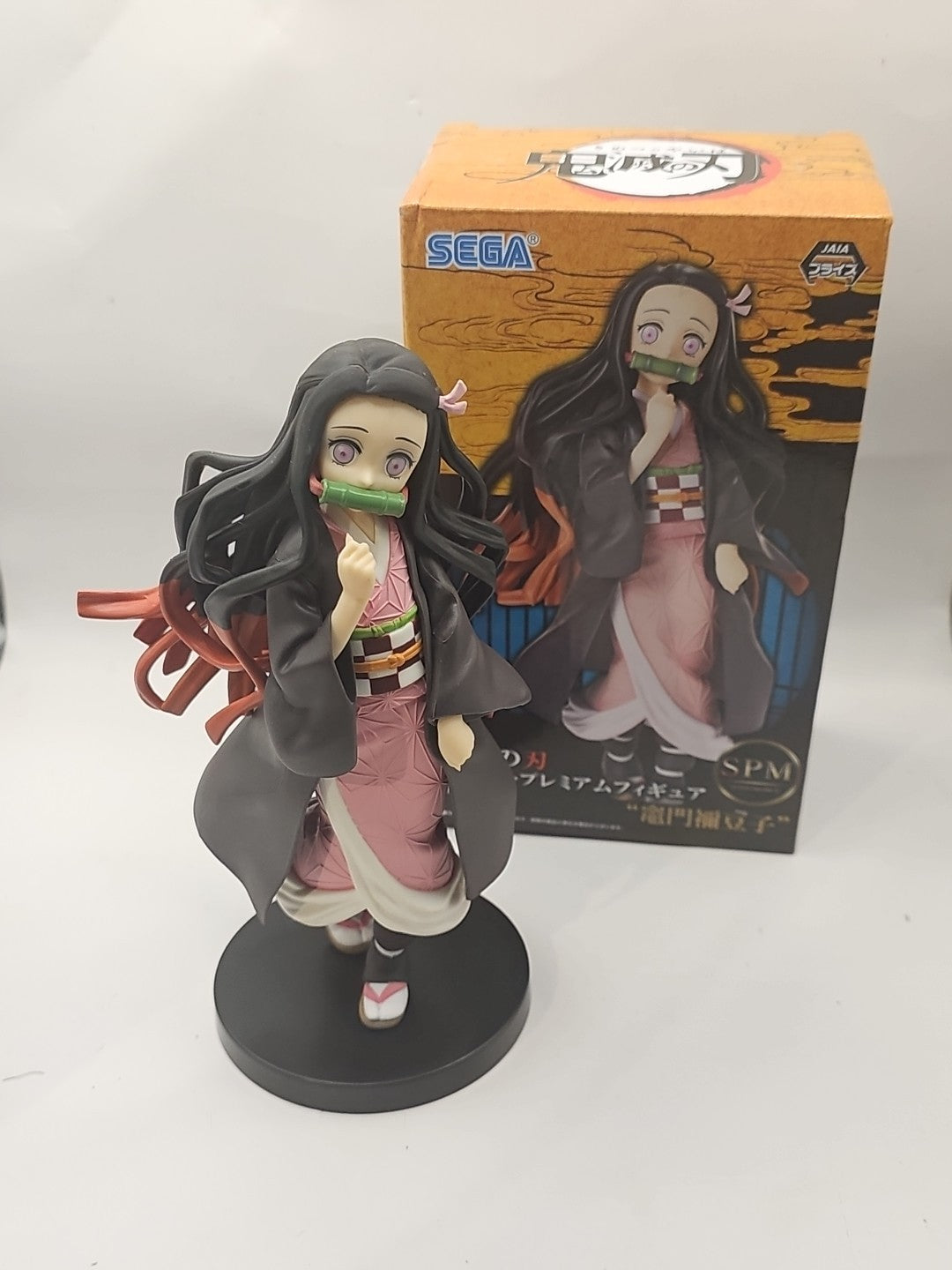 New SEGA Super Premium Kimetsu no Yaiba Kamado Nezuko Action Figure cap/hat front (Image 1) — Brand New (Sealed or Like New)