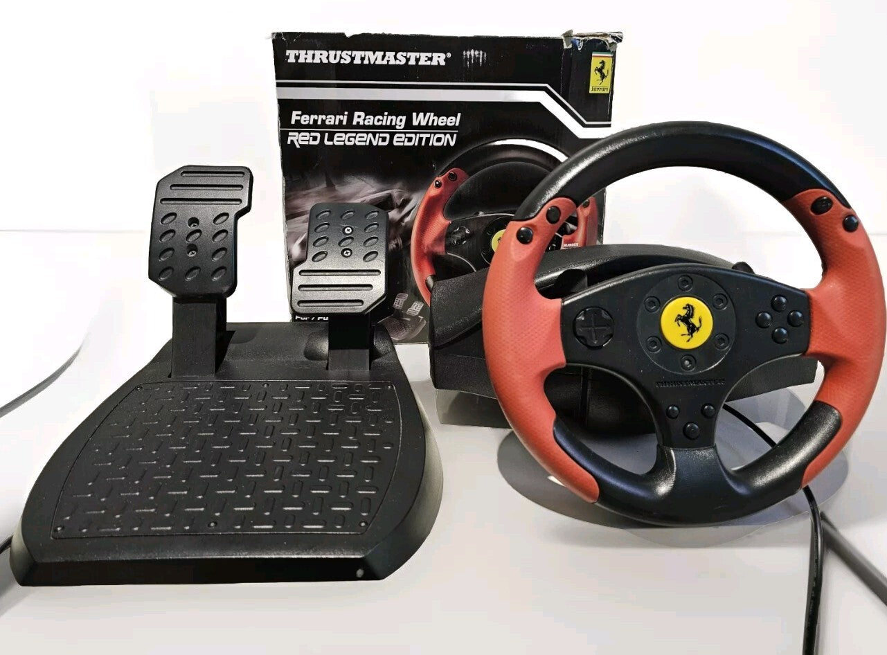 Thrustmaster Ferrari Red Legend Edition Ps3/PC Usb Racing Playstation PS3 cover photo (Image 1) — Second-Hand