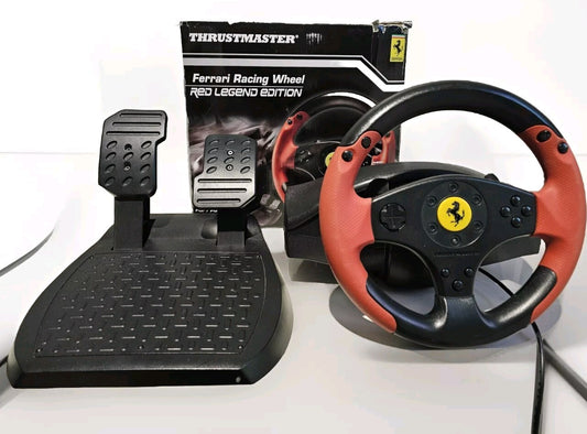 Thrustmaster Ferrari Red Legend Edition Ps3/PC Usb Racing Playstation PS3 cover photo (Image 1) — Second-Hand