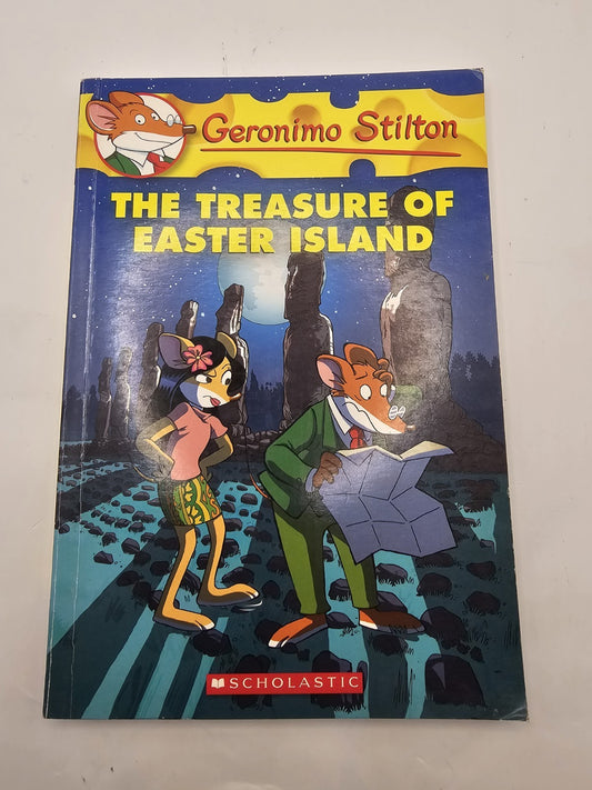Geronimo Stilton: #60 Treasure of Easter Island by Geronimo Stilton (Paperback, book cover (Image 1) — Second-Hand