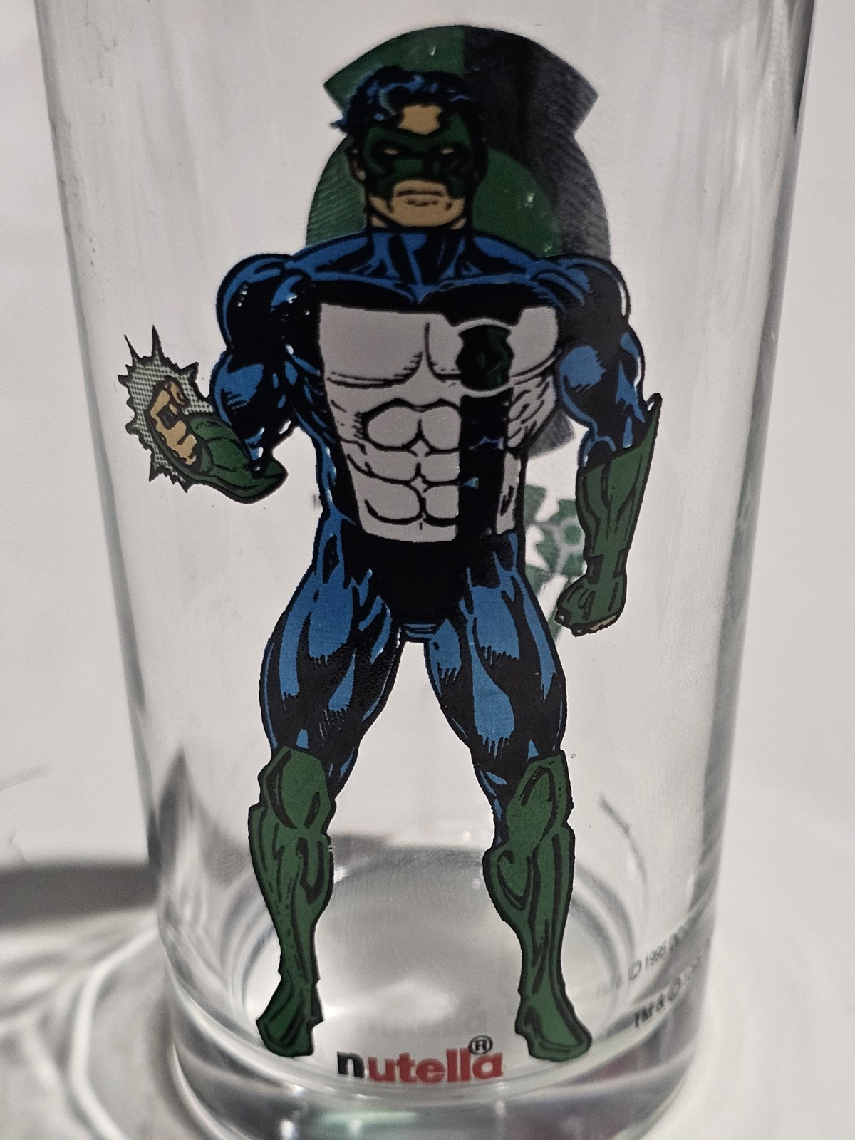 Vintage 1995 Nutella DC Comics Green Lantern Collector Glass book cover (Image 1) — Second-Hand