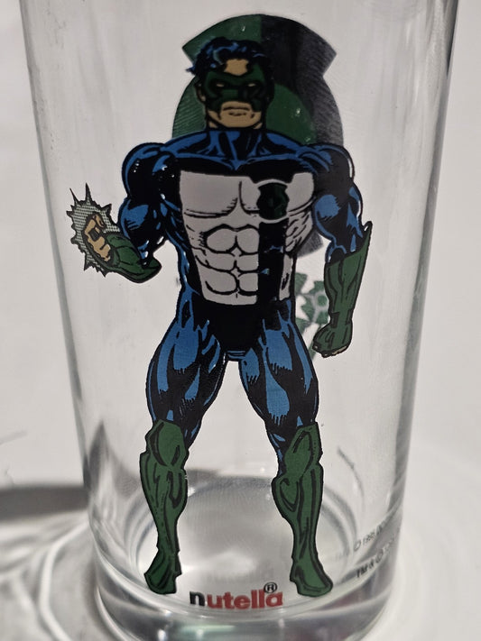 Vintage 1995 Nutella DC Comics Green Lantern Collector Glass book cover (Image 1) — Second-Hand