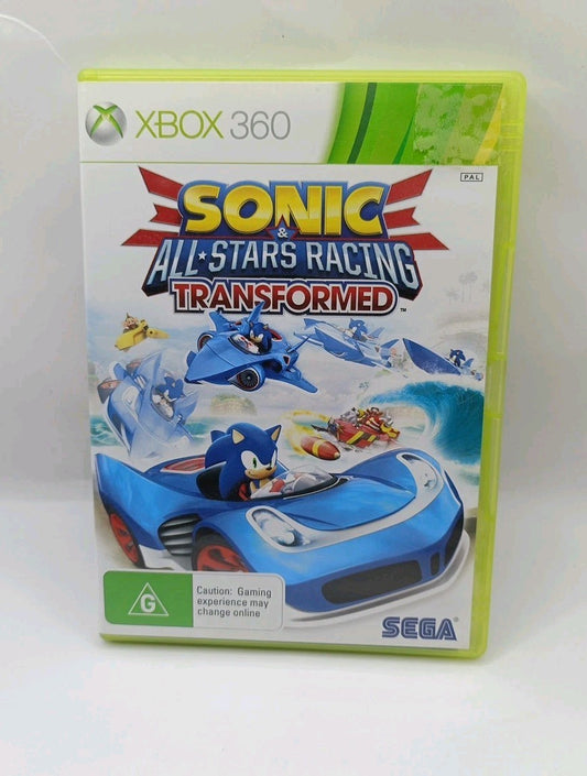 Sonic All Starts Racing | Pal | complete XBOX 360 cover photo (Image 1) — Second-Hand