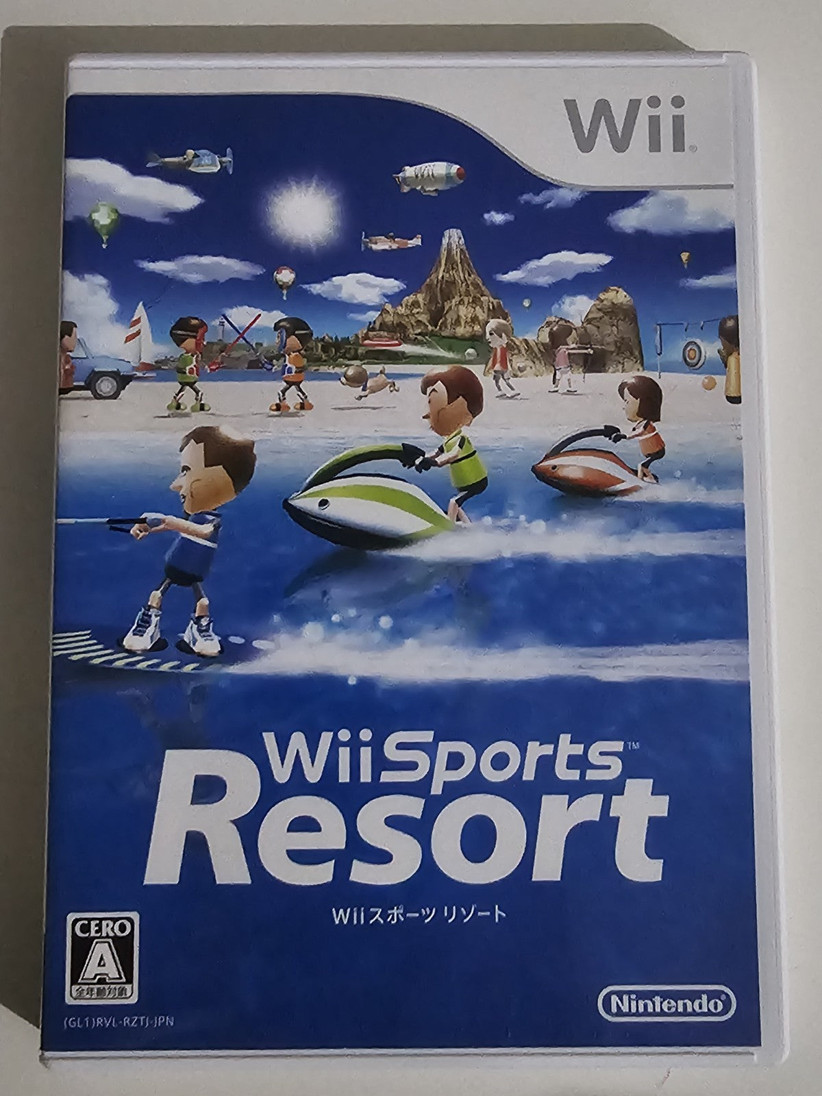 Wii Sports Resort Nintendo Wii Japanese Version - VGC - Complete WII cover photo (Image 1) — Second-Hand