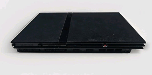 PlayStation 2 PS2 Slim SCPH-77002 Black Console Only - For Parts Read Desc #5 cap/hat front (Image 1) — Broken (For Parts or