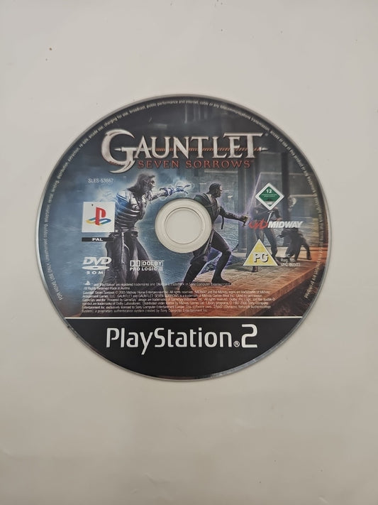 Gauntlet: Seven Sorrows Polished Disc Only! Playstation 2 cap/hat front (Image 1) — Second-Hand