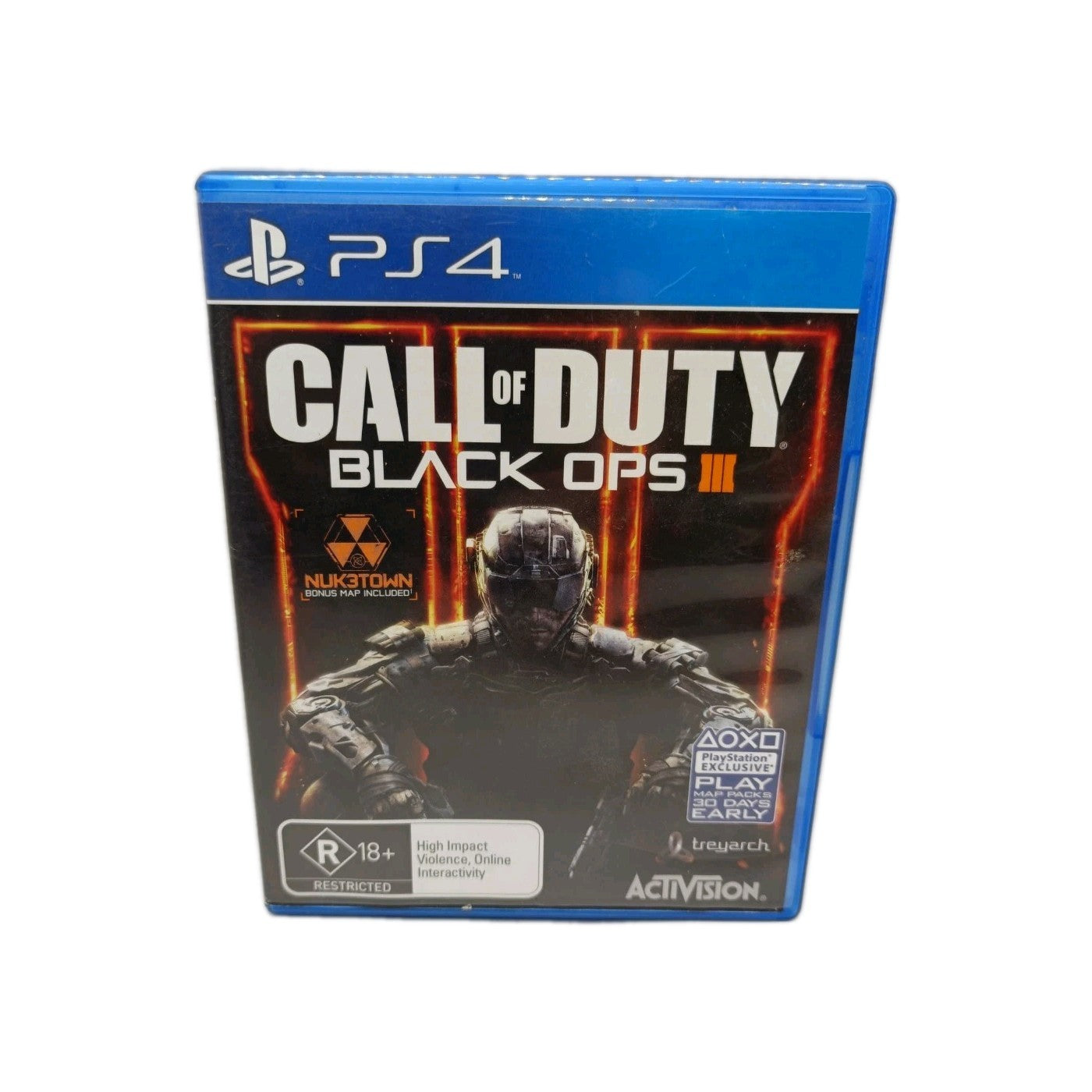 Call of Duty Black Ops 3 III Ps4 Sony PlayStation 4 AU PS4 cover photo (Image 1) — Second-Hand