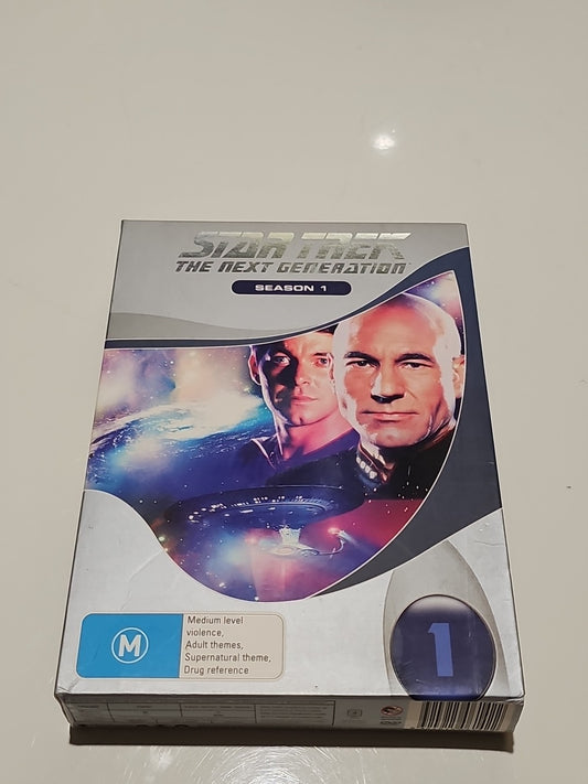 Star Trek Next Generation Season 1 Series One DVD R4 PAL 1987 Fast Free Aus Post Dvd case (Image 1) — Second-Hand