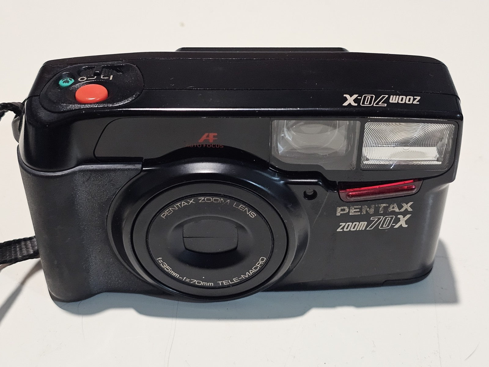 Pentax Zoom 70-X 35mm Film Camera – Untested – Vintage Compact device front (Image 1) — Untested