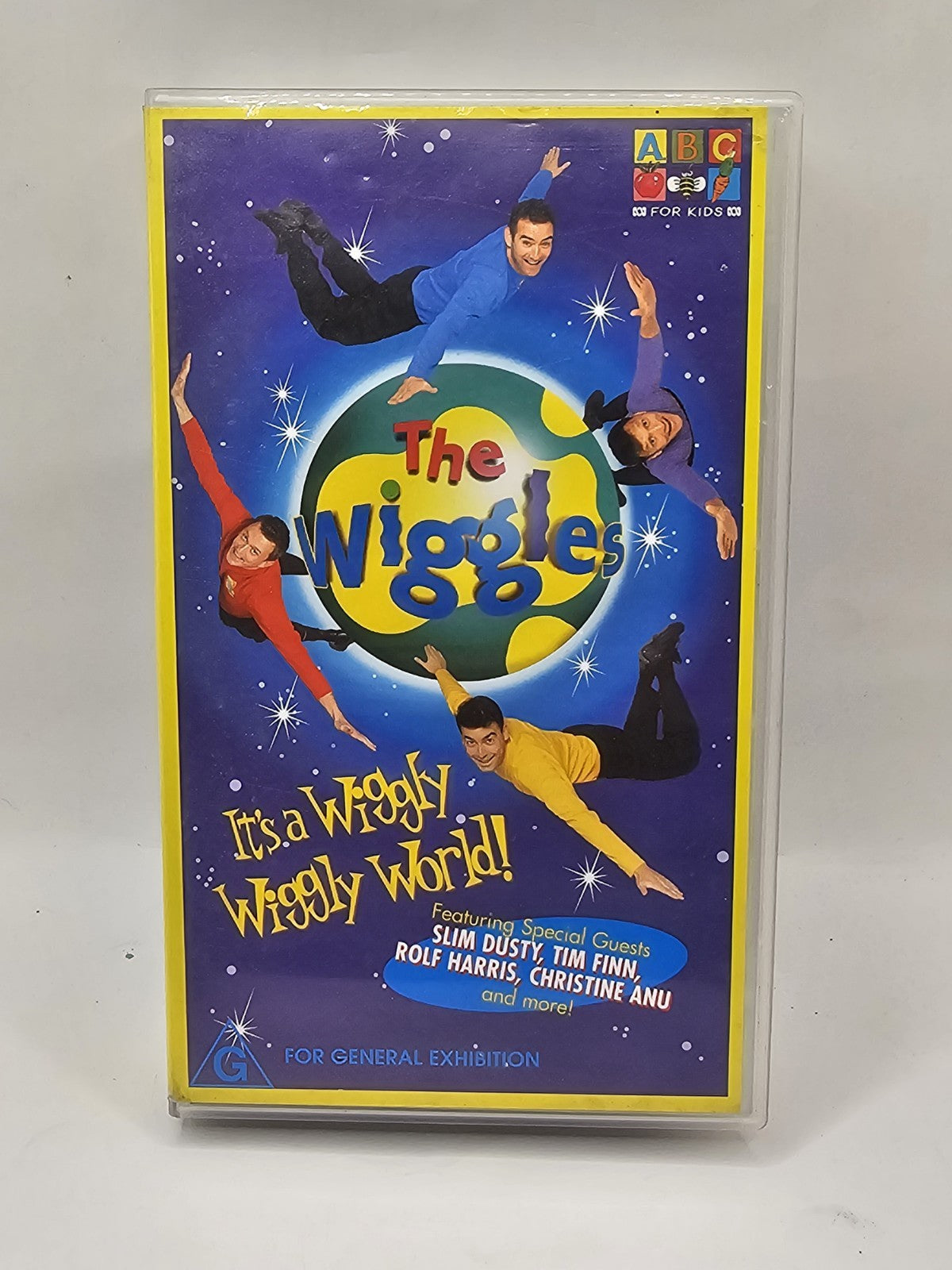 THE WIGGLES It's A Wiggly Wiggly World! VHS 2000 Retro Vintage - AUS SELLER Vhs case (Image 1) — Second-Hand