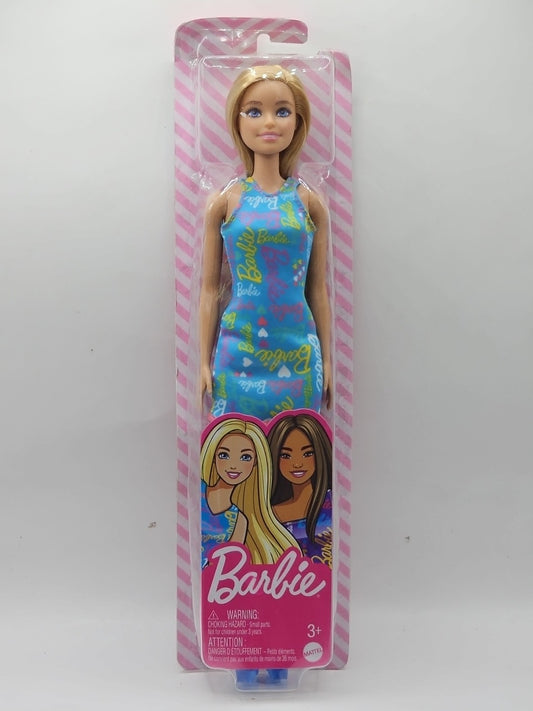 Barbie Doll Chic Barbie With Blue Signature Dress Mattel New HGM59 - 2022 product photo (Image 1) — Brand New (Sealed or Like