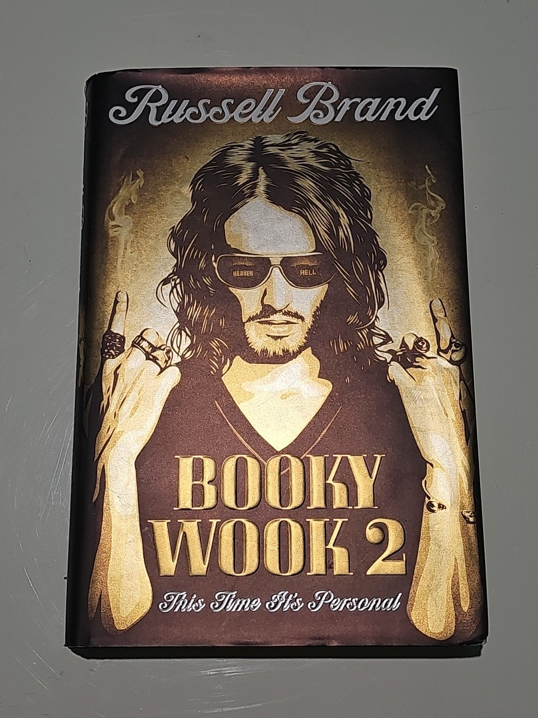 *Rare* Russell Brand - Booky Wook 2, Autobiography - 2010 Hard Cover Edition book cover (Image 1) — Second-Hand