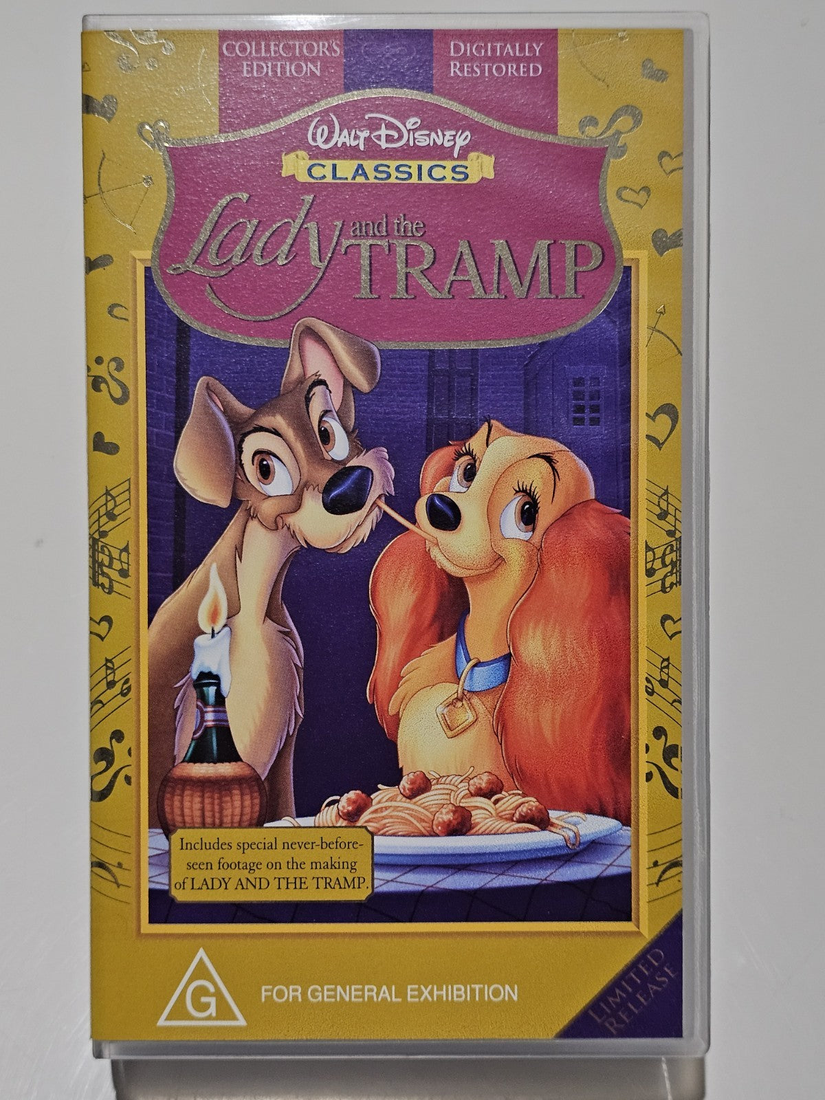 Like New Disney's Classic Lady And The Tramp - VHS - Collectors Limited Edition Vhs case (Image 1) — Brand New (Sealed or Lik