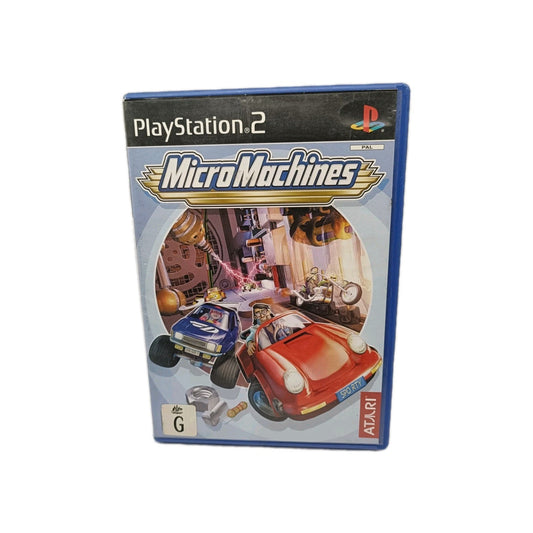 Micro Machines PS2 PAL *Complete* cap/hat front (Image 1) — Second-Hand