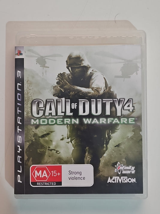 Call of Duty 4 Modern Warfare - Sony PS3 (Playstation 3 Pal) Complete - Like New PS3 cover photo (Image 1) — Brand New (Seale
