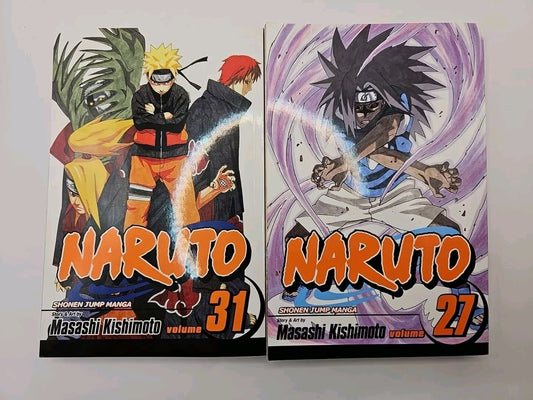 2x Naruto Manga Books SJ 31-27 book cover (Image 1) — Second-Hand