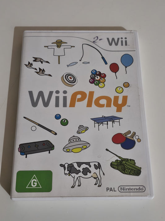 Nintendo Wii : Wii Play - Very Good Condition - Pal WII cover photo (Image 1) — Second-Hand