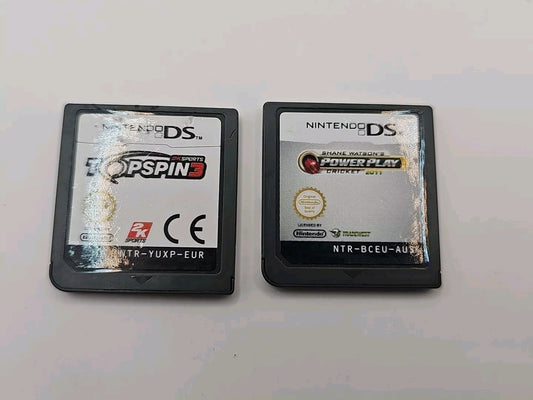 Nintendo DS Lot Bundle Games - Top Spin 3 & Powerplay cover photo (Image 1) — Second-Hand