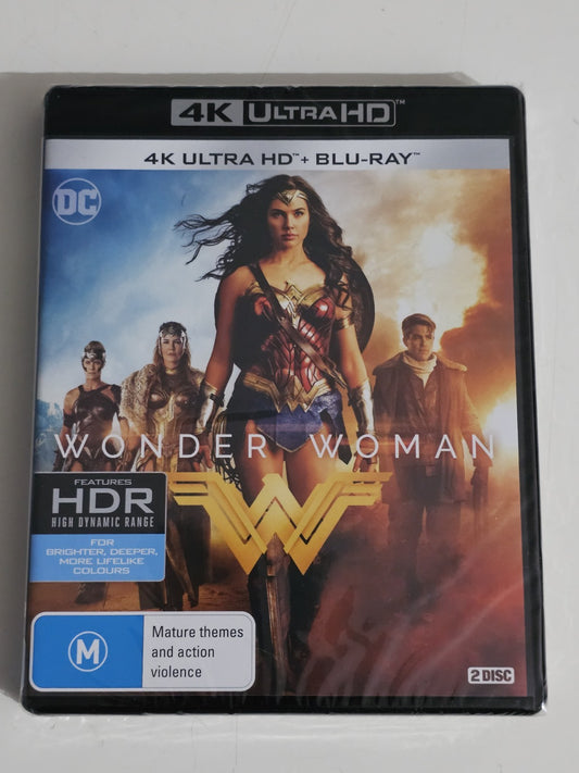 Wonder Woman | Blu-ray + Uhd + Uv (Blu-ray, 2017) Brand New Blu-Ray case (Image 1) — Brand New (Sealed or Like New)