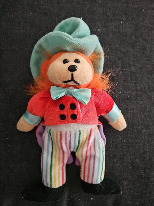 Beanie Kids Mad Hatter Bear Collectable Rare cap/hat front (Image 1) — Second-Hand
