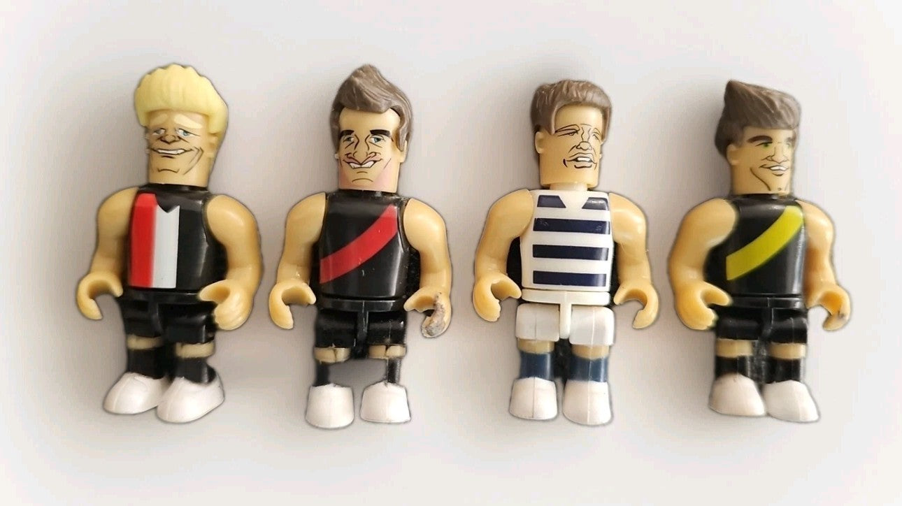 AFL Micro Figures Bundle 4 Figures cap/hat front (Image 1) — Second-Hand