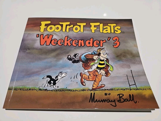 Footrot Flats Weekender 3 Comic Book Murray Ball 1991 1st Edition Paperback GC book cover (Image 1) — Second-Hand