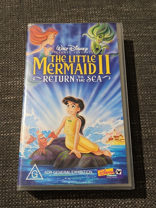 The Little Mermaid II Return To The Sea VHS Walt Disney Video, Melody. Vhs case (Image 1) — Second-Hand