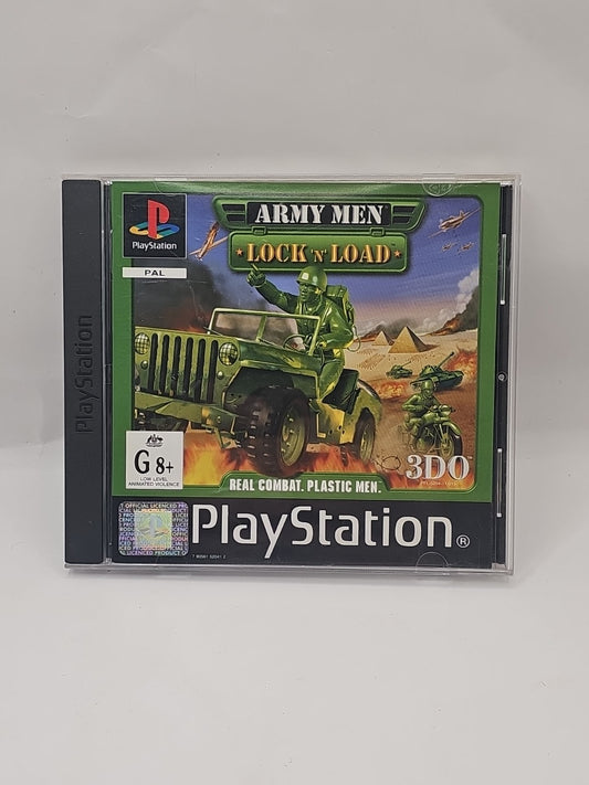Army Men Lock 'N' Load Sony PlayStation 1 PS1 PAL Complete product photo (Image 1) — Second-Hand