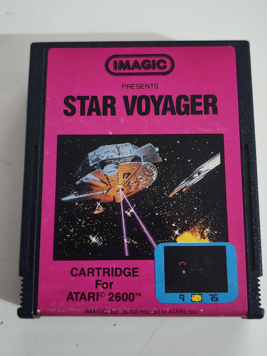 Star Voyager (Atari 2600) – Imagic – Original Cartridge – Tested product photo (Image 1) — Tested