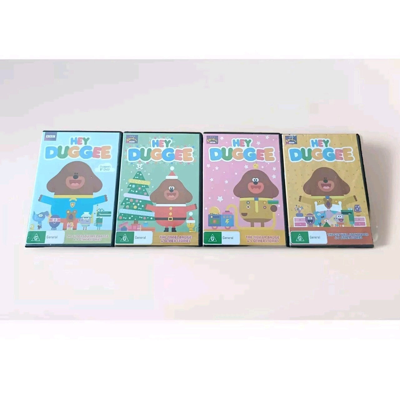 Hey Duggee 4x DVD Collection . PAL Dvd case (Image 1) — Second-Hand